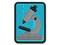 Microscope Biology Science Multi-Color Embroidered Iron-On or Hook & Loop Patch Applique